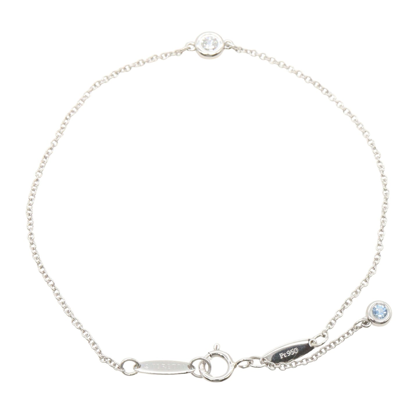 バイザヤードブレス 日本限定 ブレスレット PT950 ダイヤモンド プラチナ クリア ティファニー アクセサリー TIFFANY & Co.