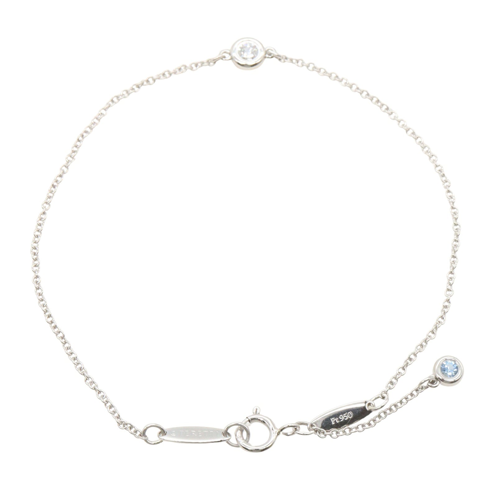 バイザヤードブレス 日本限定 ブレスレット PT950 ダイヤモンド プラチナ クリア ティファニー アクセサリー TIFFANY & Co.