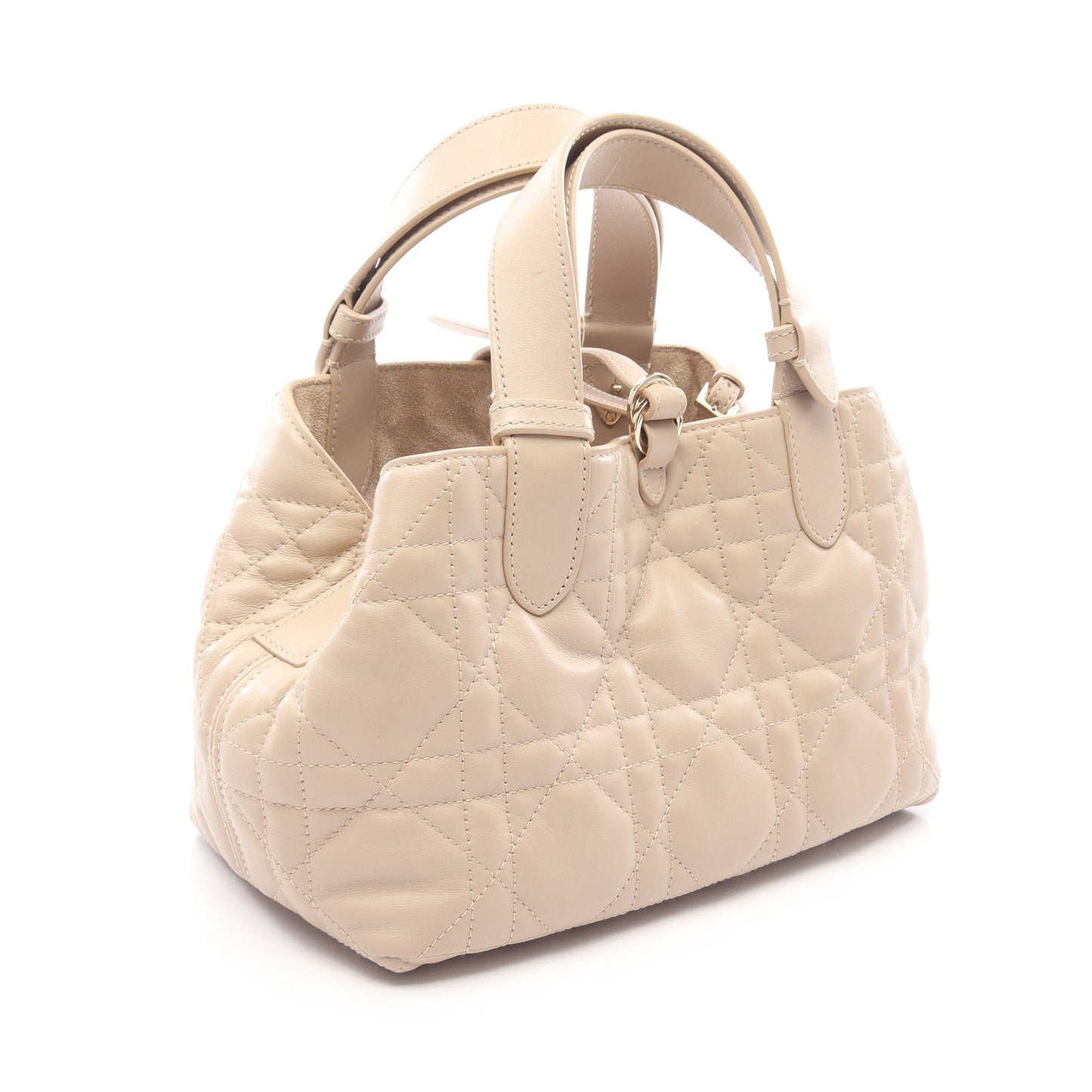 Dior Toujours バッグ スモール ハンドバッグ レザー ベージュ クリスチャンディオール バッグ Christian Dior