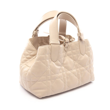 Dior Toujours バッグ スモール ハンドバッグ レザー ベージュ クリスチャンディオール バッグ Christian Dior