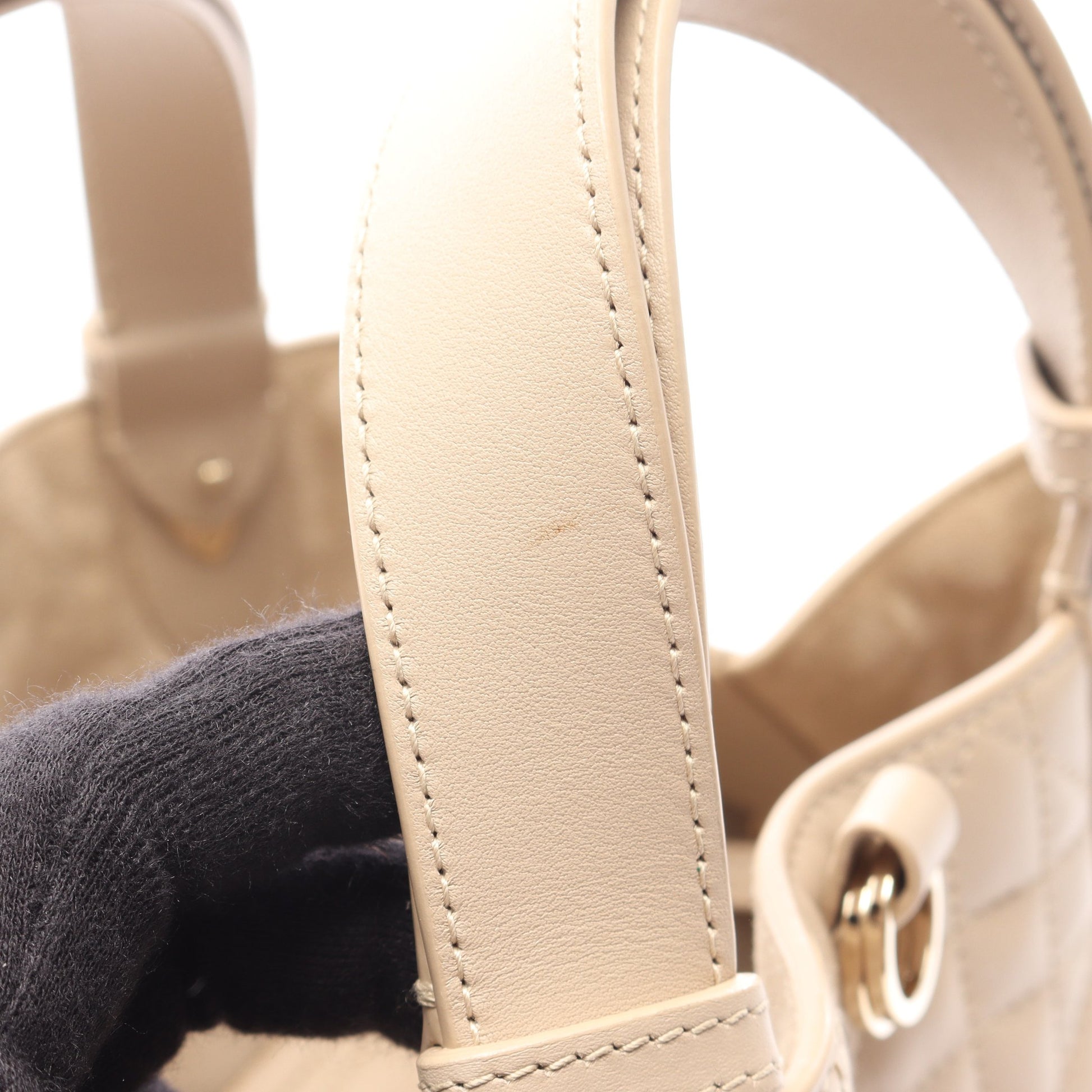 Dior Toujours バッグ スモール ハンドバッグ レザー ベージュ クリスチャンディオール バッグ Christian Dior