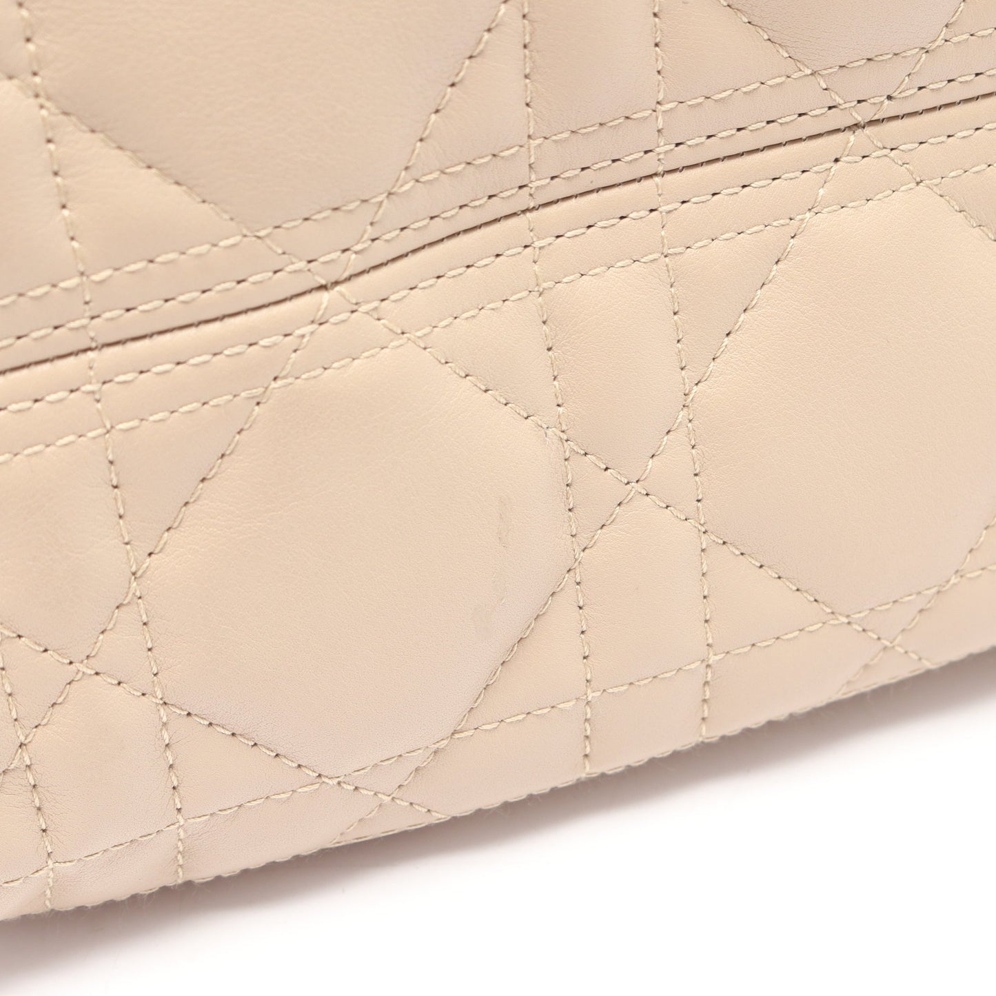 Dior Toujours バッグ スモール ハンドバッグ レザー ベージュ クリスチャンディオール バッグ Christian Dior