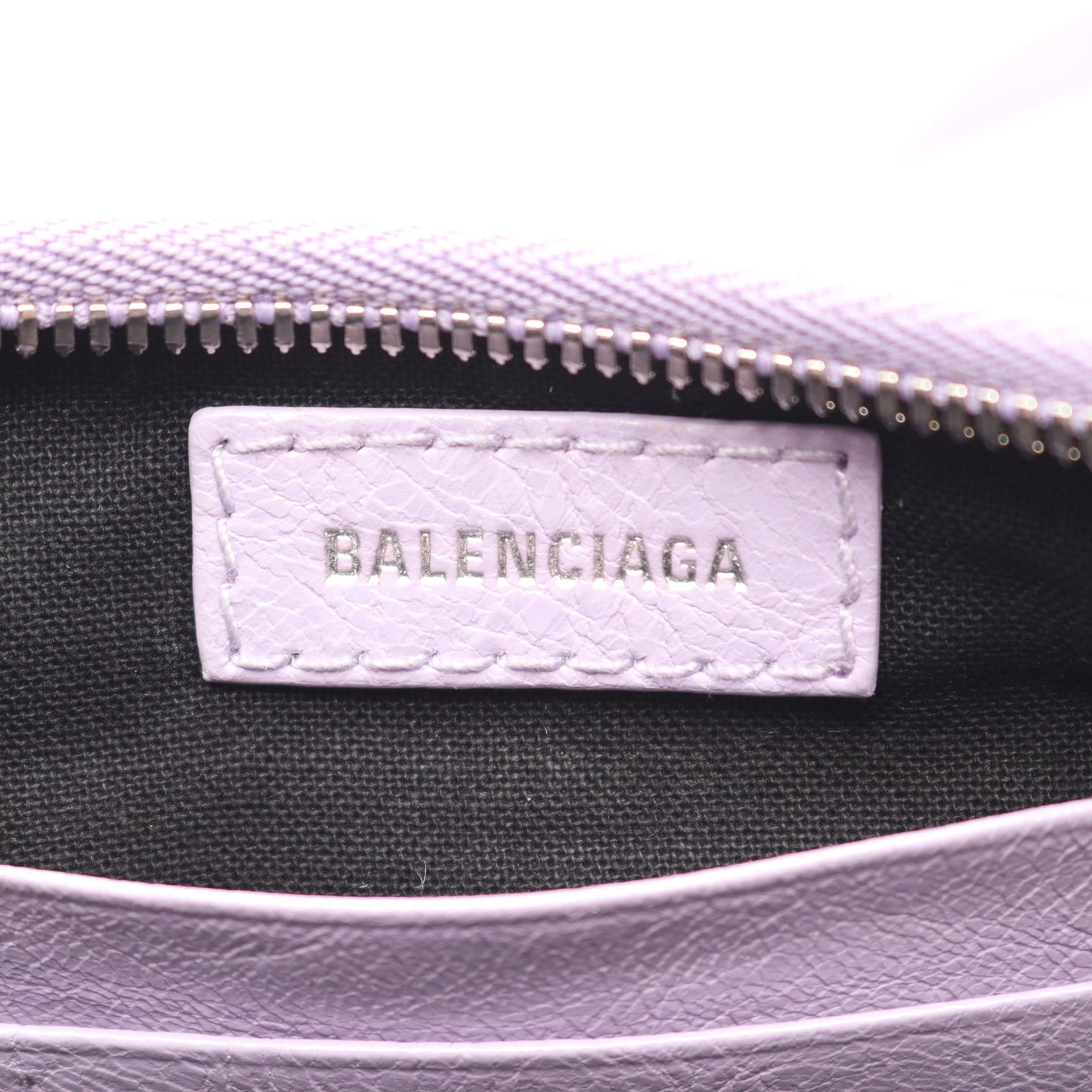 LE CAGOLE MINI BB ル カゴール ミニ 2WAY チェーンハンドバッグ レザー パープル バレンシアガ