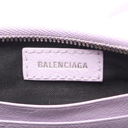LE CAGOLE MINI BB ル カゴール ミニ 2WAY チェーンハンドバッグ レザー パープル バレンシアガ
