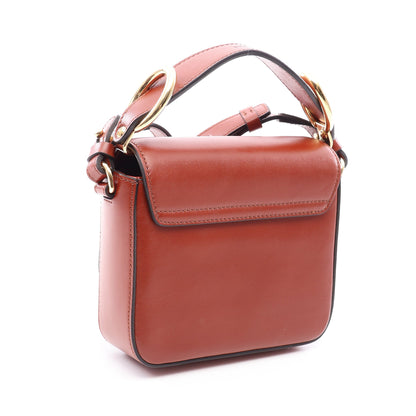 CHLOE C クロエシー 2WAY ハンドバッグ レザー ブラウン クロエ