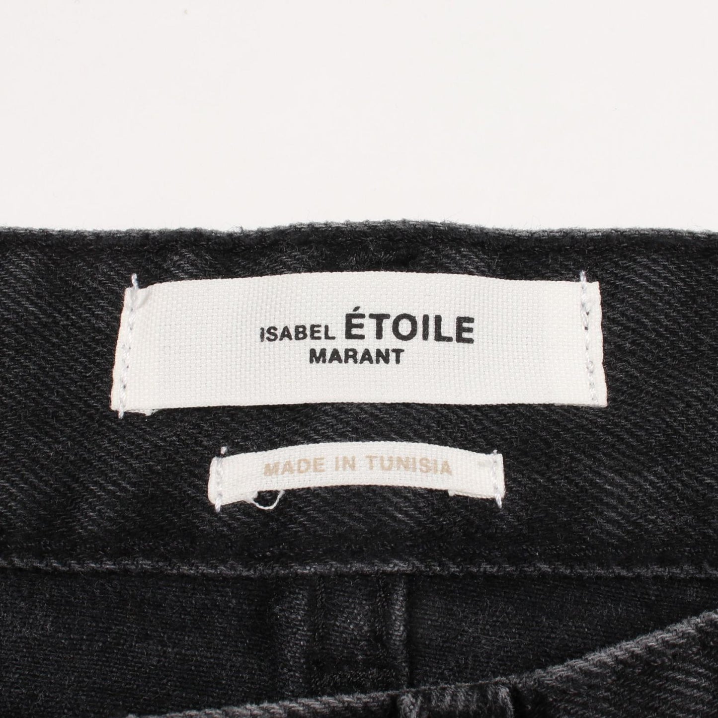 VANDA デニムパンツ コットン ダークグレー エトワールイザベルマラン ボトムス ETOILE ISABEL MARANT