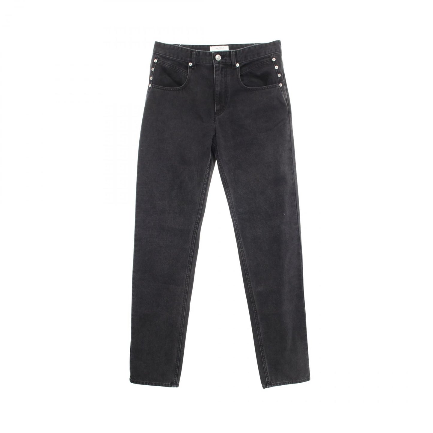 VANDA デニムパンツ コットン ダークグレー エトワールイザベルマラン ボトムス ETOILE ISABEL MARANT