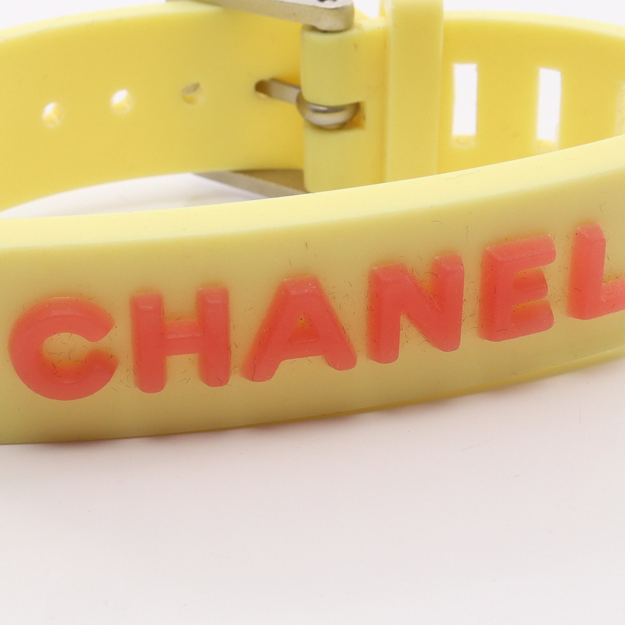 ラバーバンド ブレスレット ラバー イエロー コーラルオレンジ