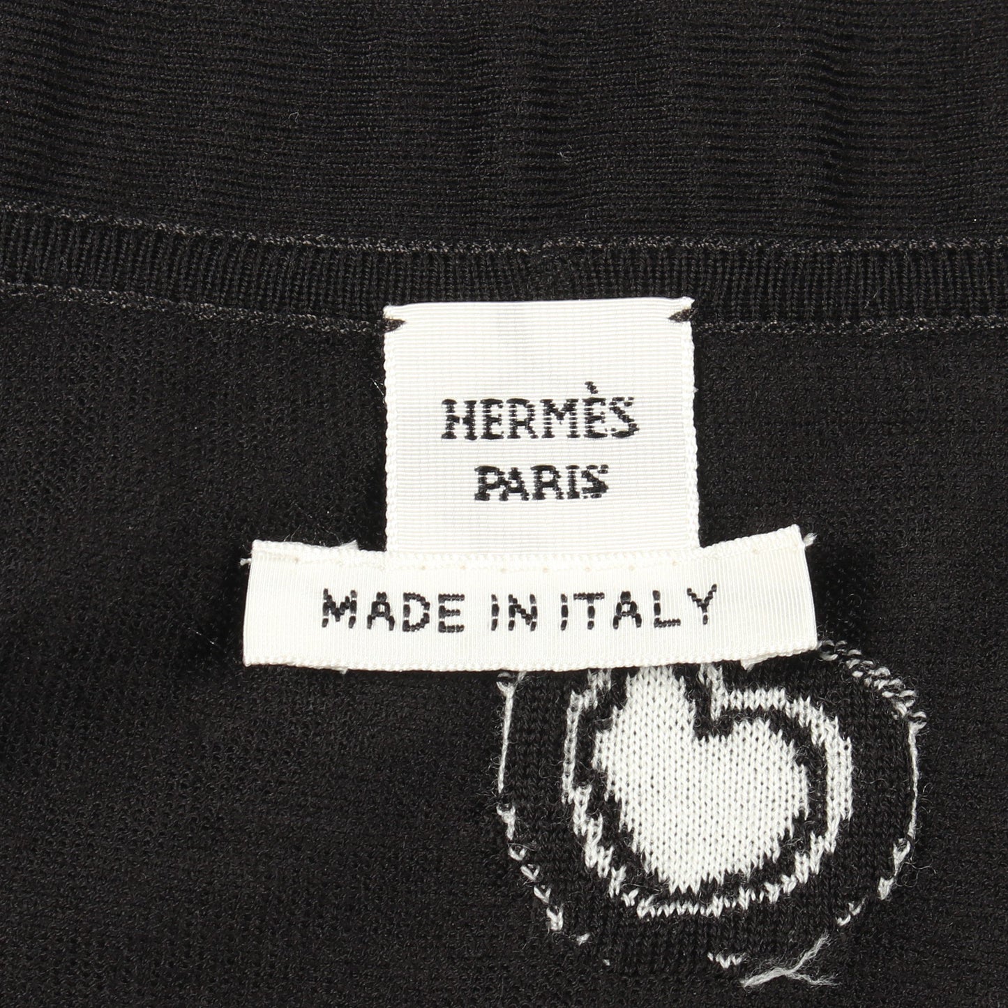 CANDY LIBRIS カーディガン ウール ブラック エルメス トップス HERMES