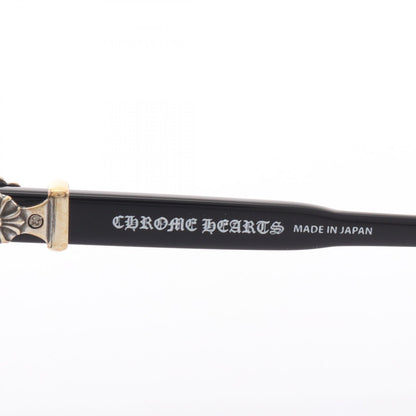 COX UCKERCH クロステンプル ウェリントン アイウェア メガネ 眼鏡 SV925 ブラック シルバー クロムハーツ