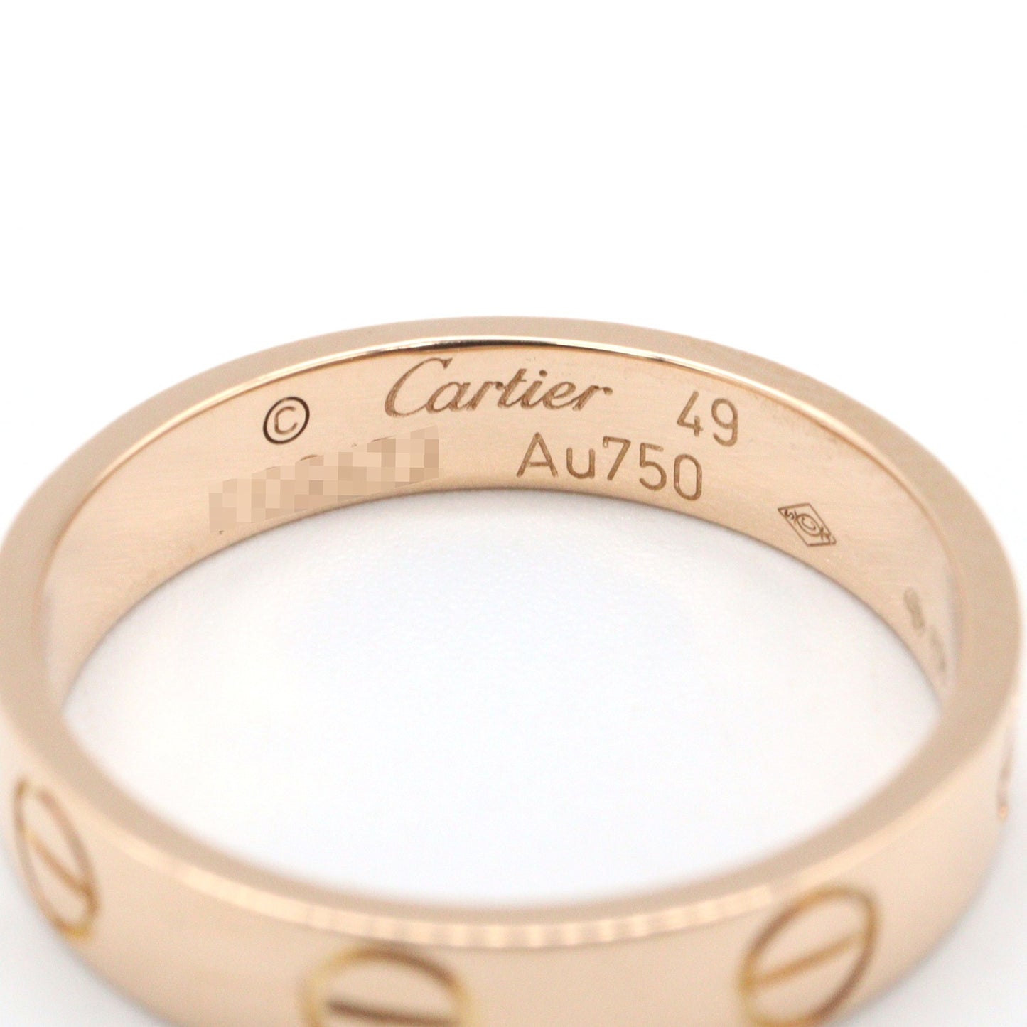 ミニラブリング リング 指輪 K18PG ピンクゴールド カルティエ アクセサリー Cartier