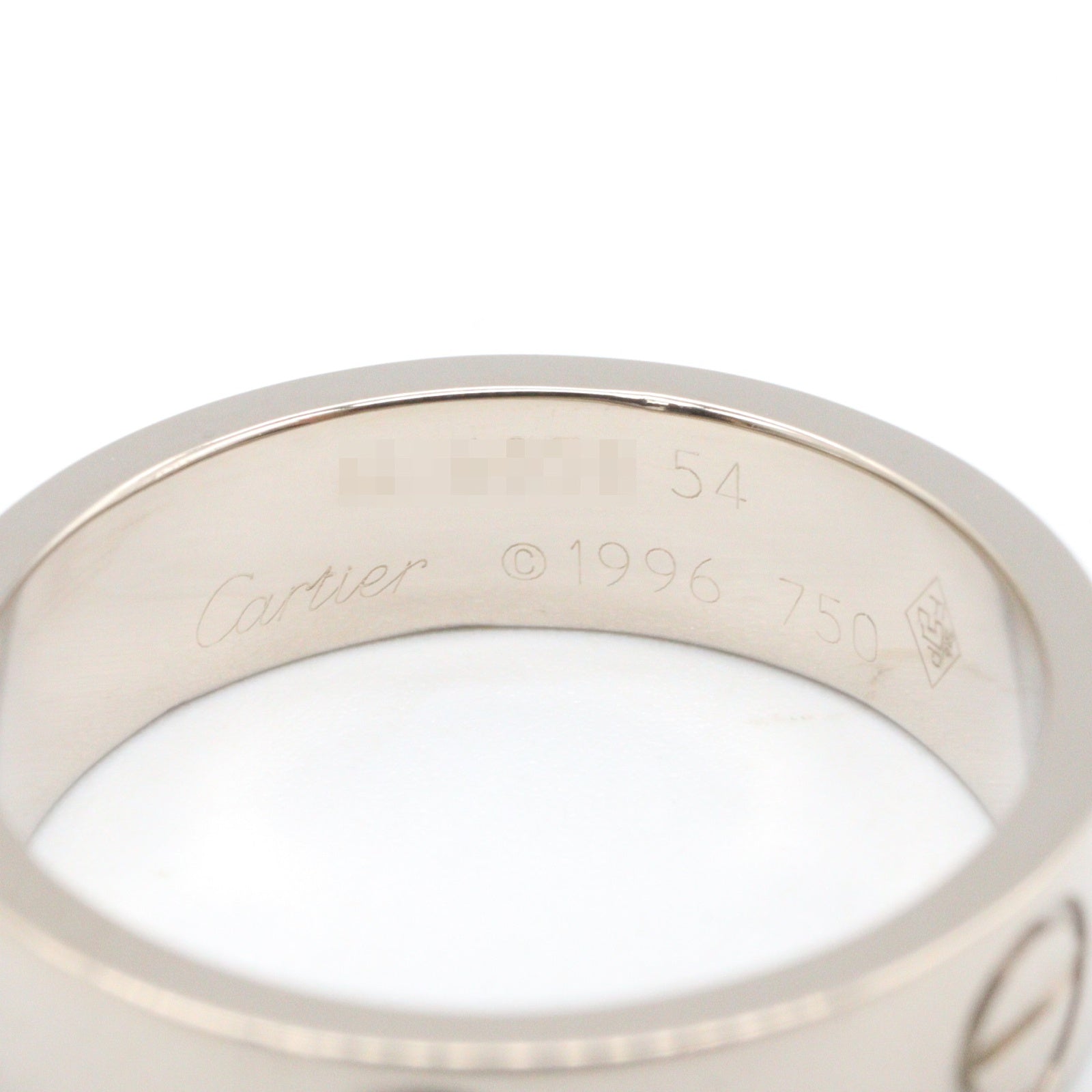 ラブリング リング 指輪 K18WG ホワイトゴールド カルティエ アクセサリー Cartier