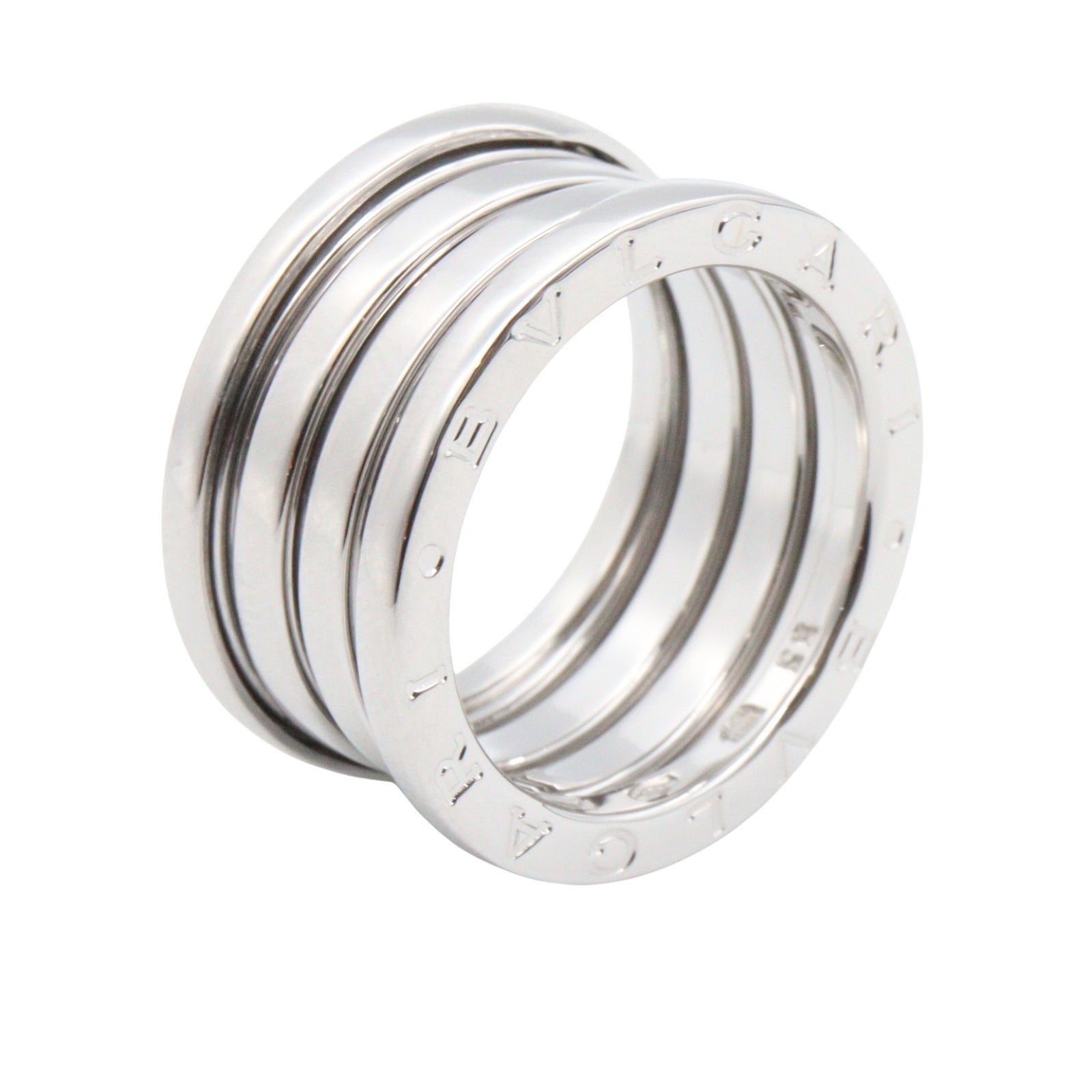 B-zero1 ビーゼロワン リング 4バンド リング 指輪 K18WG ホワイトゴールド ブルガリ アクセサリー BVLGARI