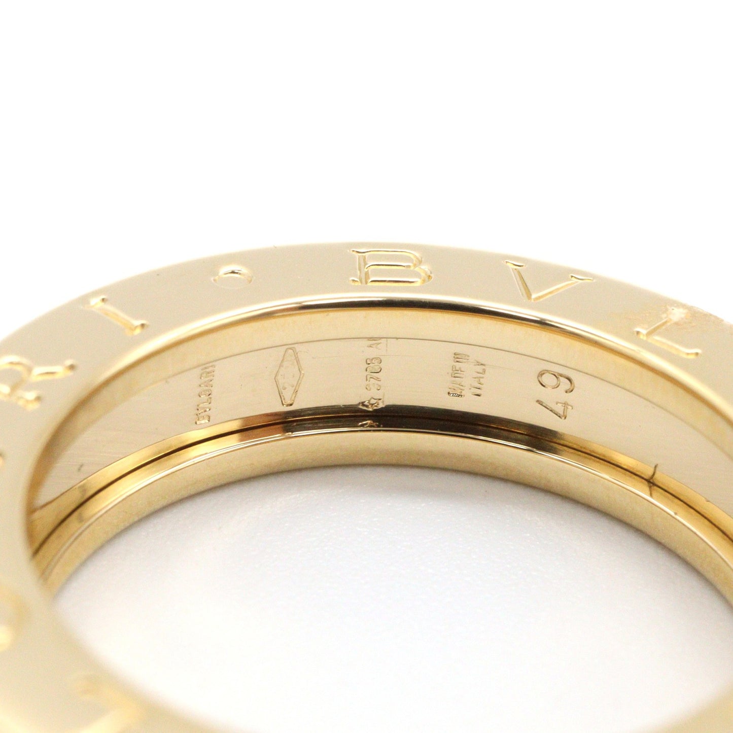 B-zero1 ビーゼロワン リング1バンド リング 指輪 K18YG イエローゴールド ブルガリ アクセサリー BVLGARI
