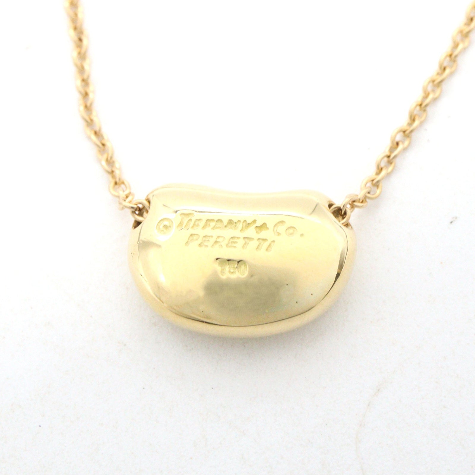 ビーンネックレス ネックレス K18PG ピンクゴールド ティファニー アクセサリー TIFFANY & Co.