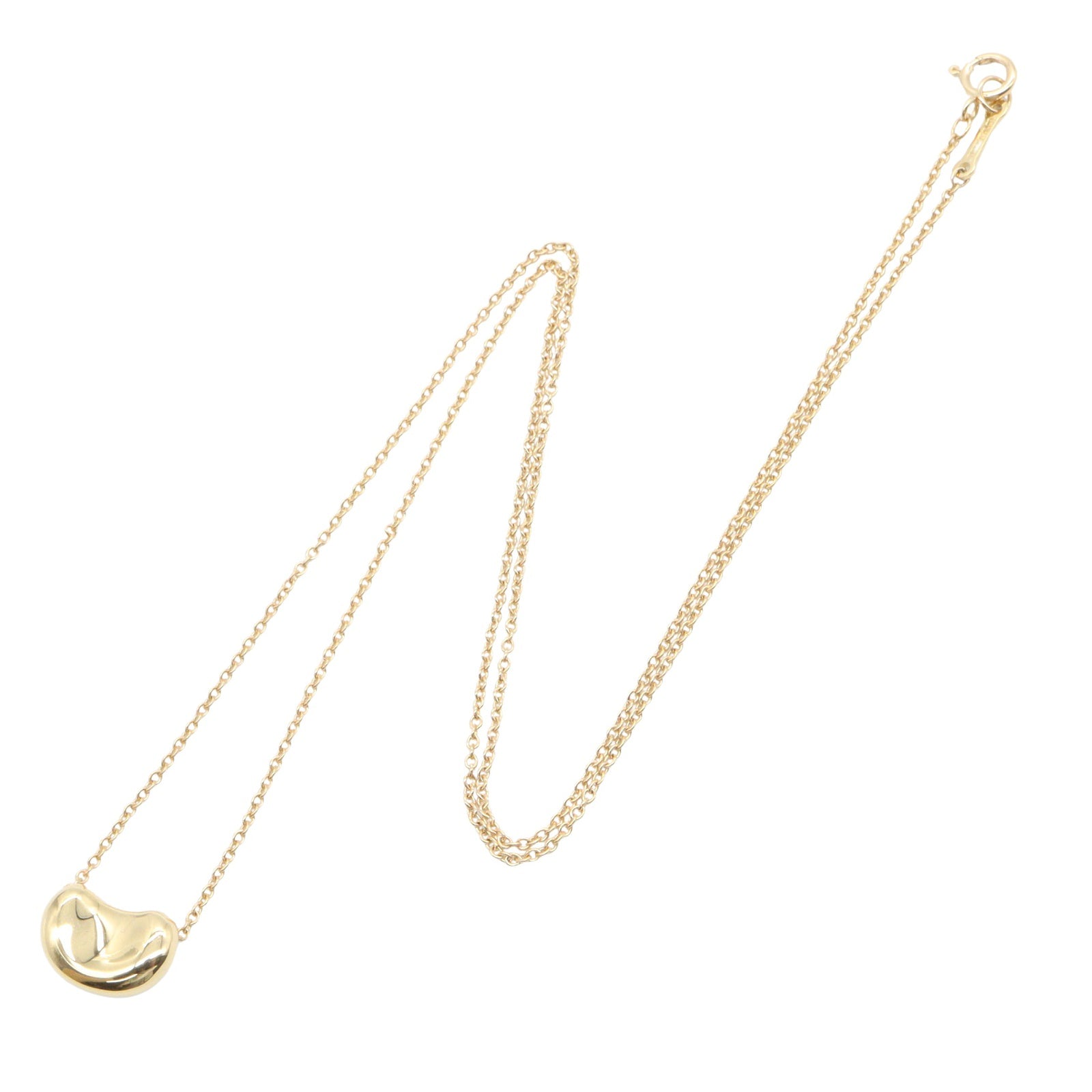 ビーンネックレス ネックレス K18PG ピンクゴールド ティファニー アクセサリー TIFFANY & Co.