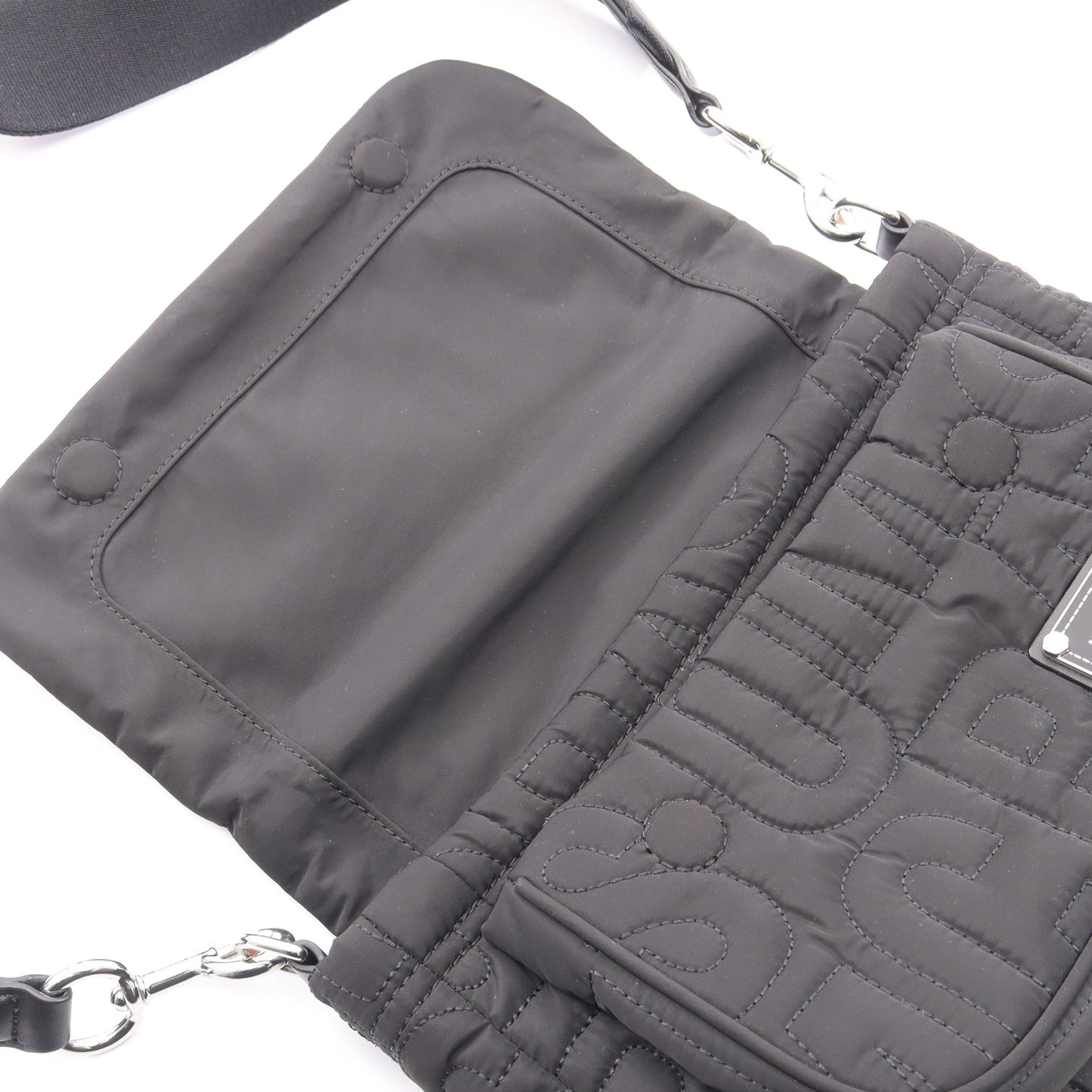 キルティング ショルダーバッグ ナイロン レザー ブラック マークジェイコブス バッグ MARC JACOBS