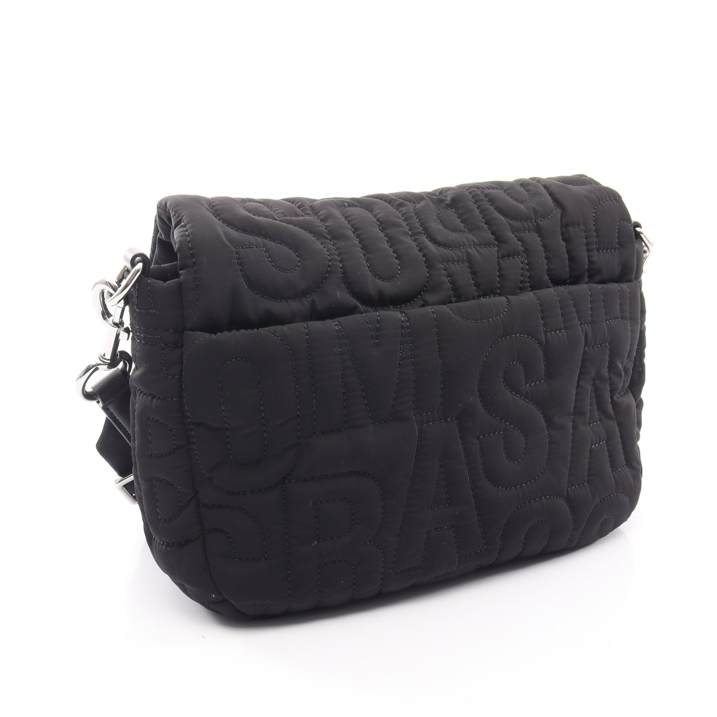 キルティング ショルダーバッグ ナイロン レザー ブラック マークジェイコブス バッグ MARC JACOBS