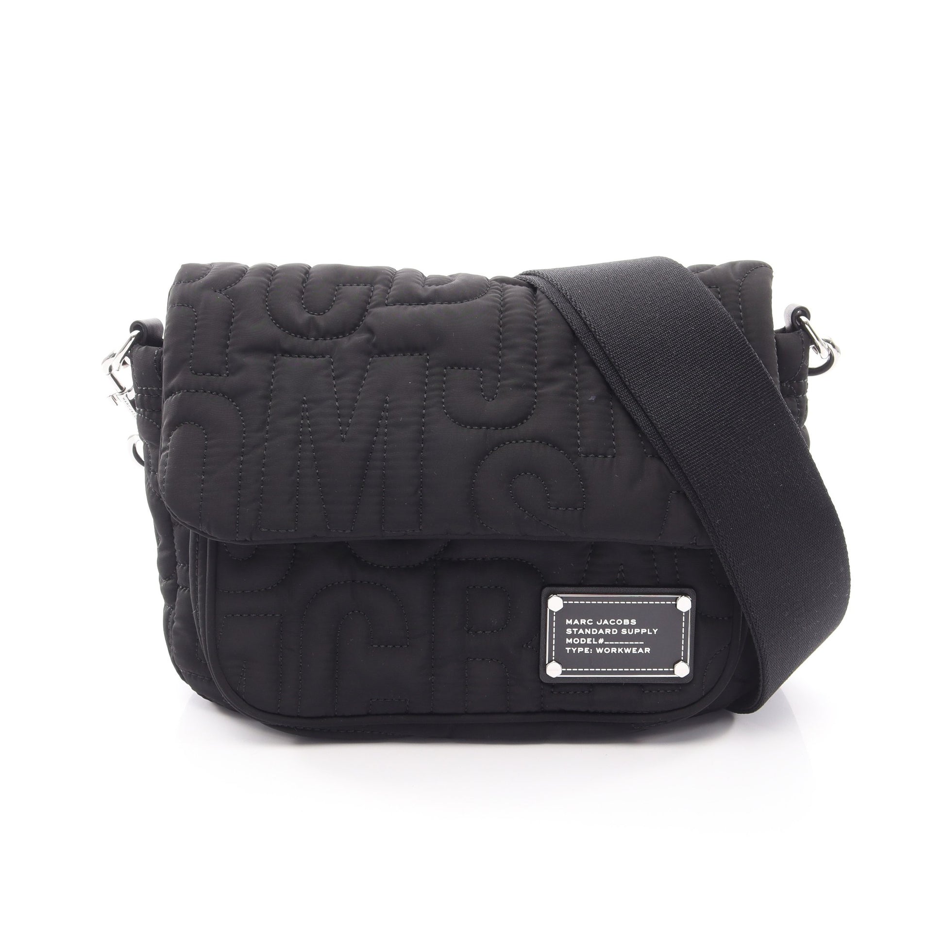 キルティング ショルダーバッグ ナイロン レザー ブラック マークジェイコブス バッグ MARC JACOBS