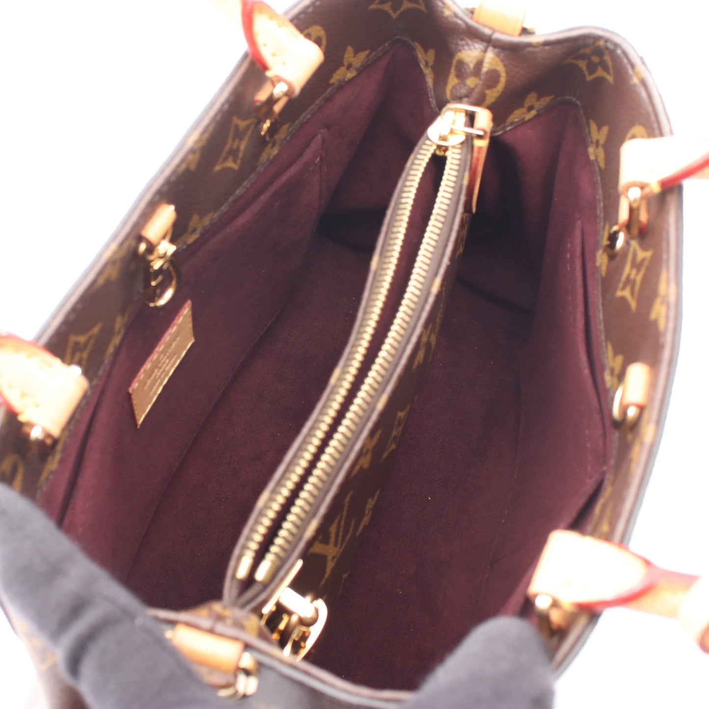 モンテーニュBB モノグラム 2WAY ハンドバッグ PVC レザー ブラウン ルイヴィトン