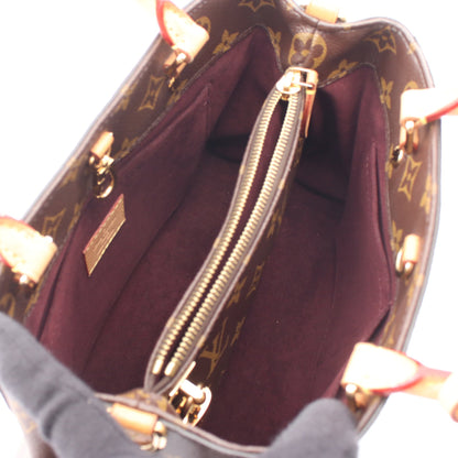 モンテーニュBB モノグラム 2WAY ハンドバッグ PVC レザー ブラウン ルイヴィトン