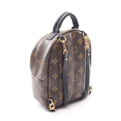 パームスプリングス ミニ モノグラム バックパック リュックサック PVC レザー ブラウン ブラック ルイヴィトン バッグ LOUIS VUITTON