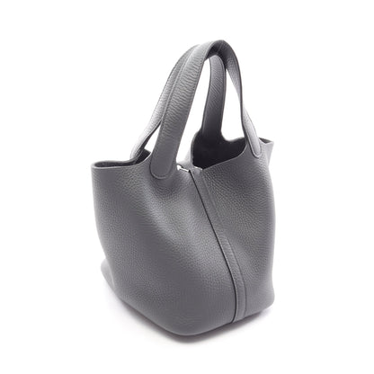 ピコタンロックPM アルドワーズ ハンドバッグ トリヨンクレマンス グレー シルバー金具 K刻印 エルメス バッグ HERMES