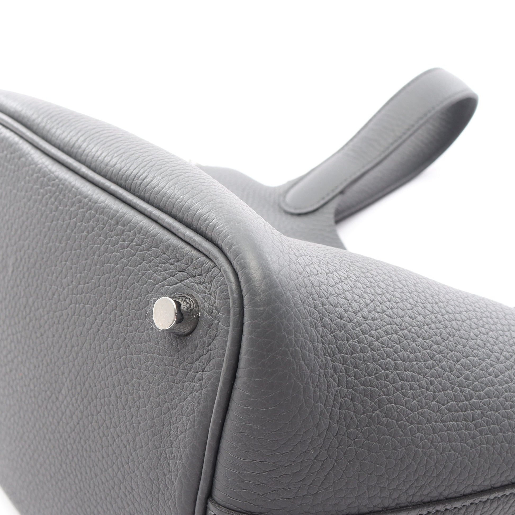 ピコタンロックPM アルドワーズ ハンドバッグ トリヨンクレマンス グレー シルバー金具 K刻印 エルメス バッグ HERMES