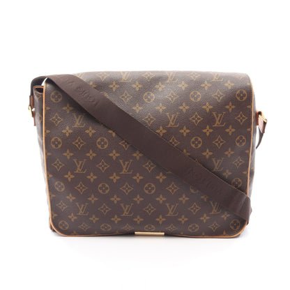 アベス モノグラム ショルダーバッグ PVC レザー ブラウン ルイヴィトン バッグ LOUIS VUITTON