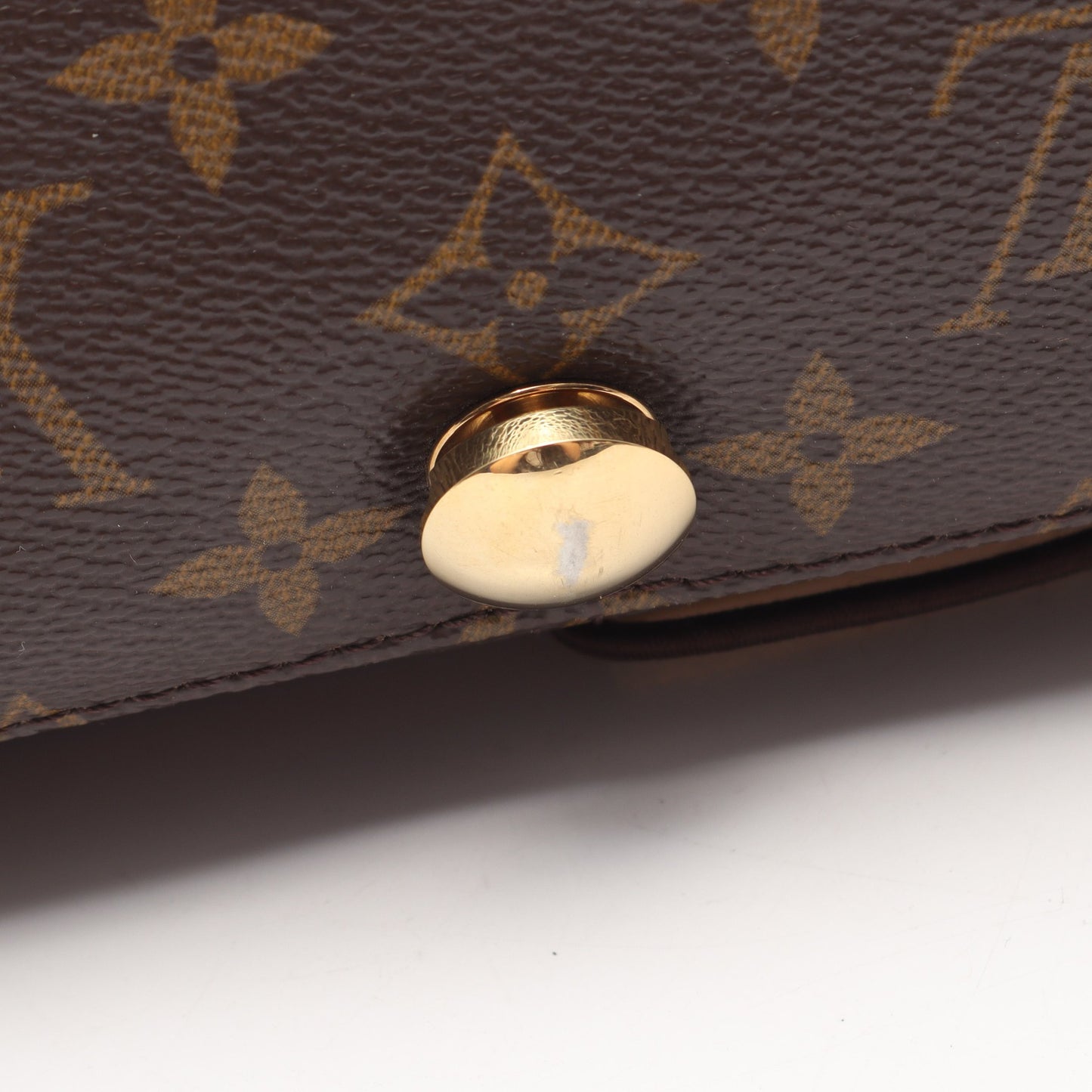 アベス モノグラム ショルダーバッグ PVC レザー ブラウン ルイヴィトン バッグ LOUIS VUITTON