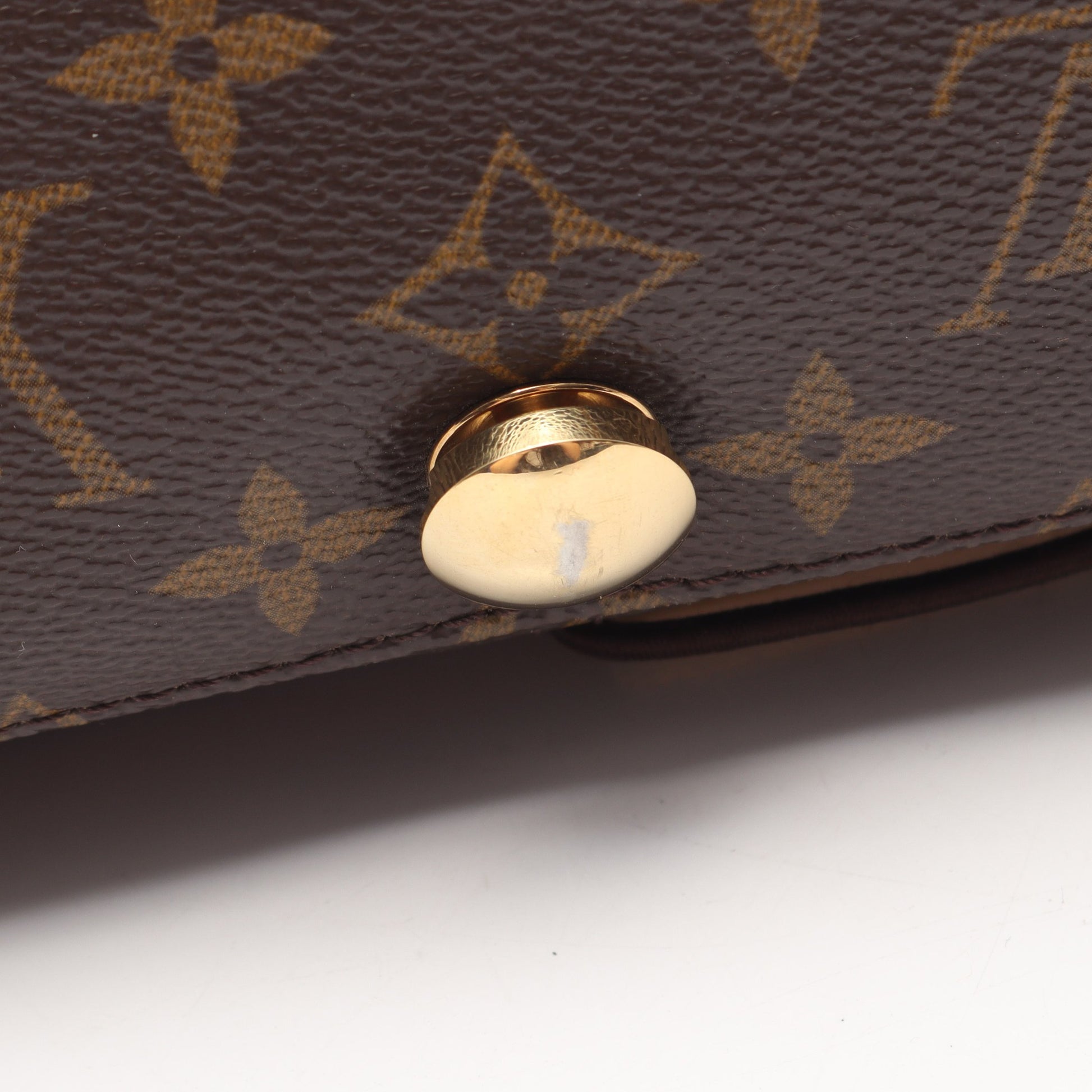 アベス モノグラム ショルダーバッグ PVC レザー ブラウン ルイヴィトン バッグ LOUIS VUITTON