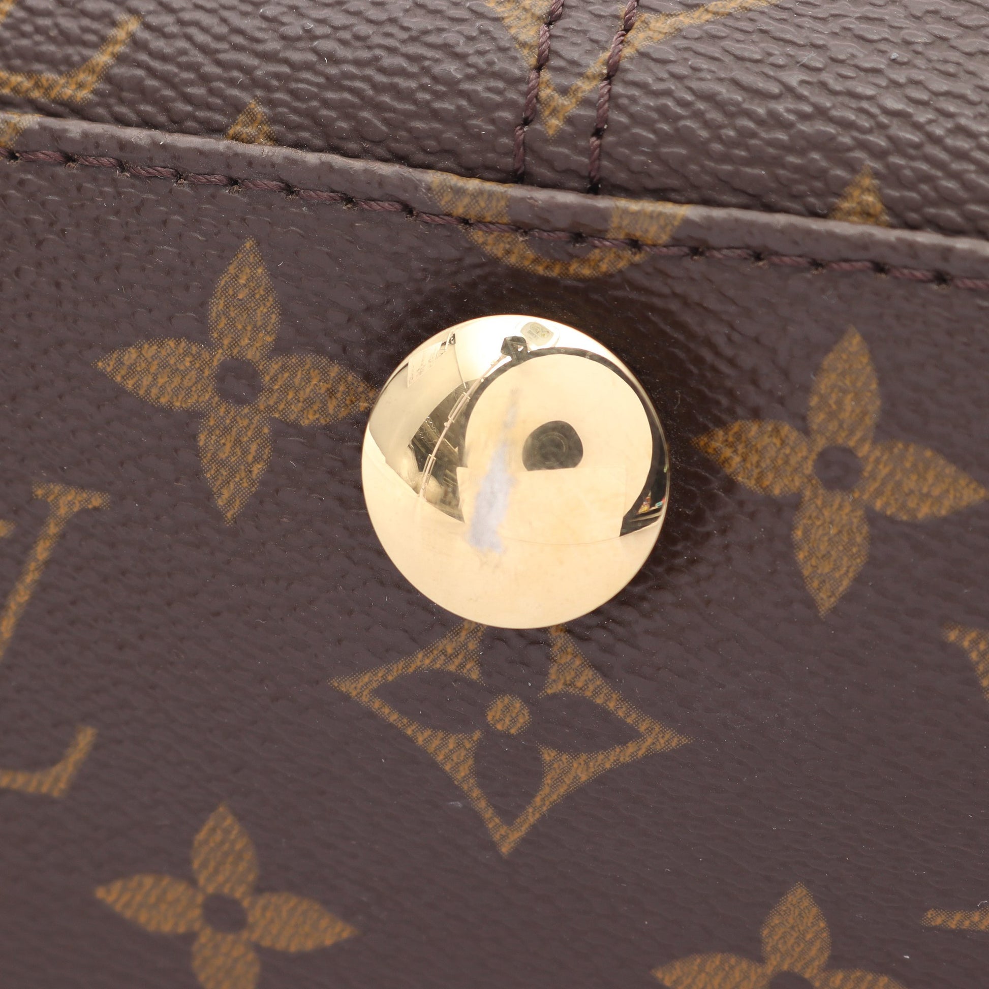 アベス モノグラム ショルダーバッグ PVC レザー ブラウン ルイヴィトン バッグ LOUIS VUITTON