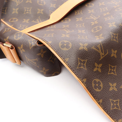 アベス モノグラム ショルダーバッグ PVC レザー ブラウン ルイヴィトン バッグ LOUIS VUITTON