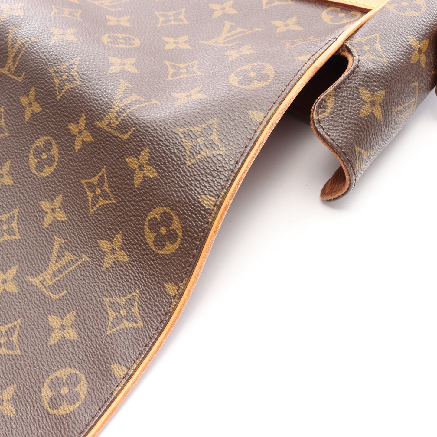 アベス モノグラム ショルダーバッグ PVC レザー ブラウン ルイヴィトン バッグ LOUIS VUITTON