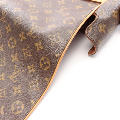 アベス モノグラム ショルダーバッグ PVC レザー ブラウン ルイヴィトン バッグ LOUIS VUITTON