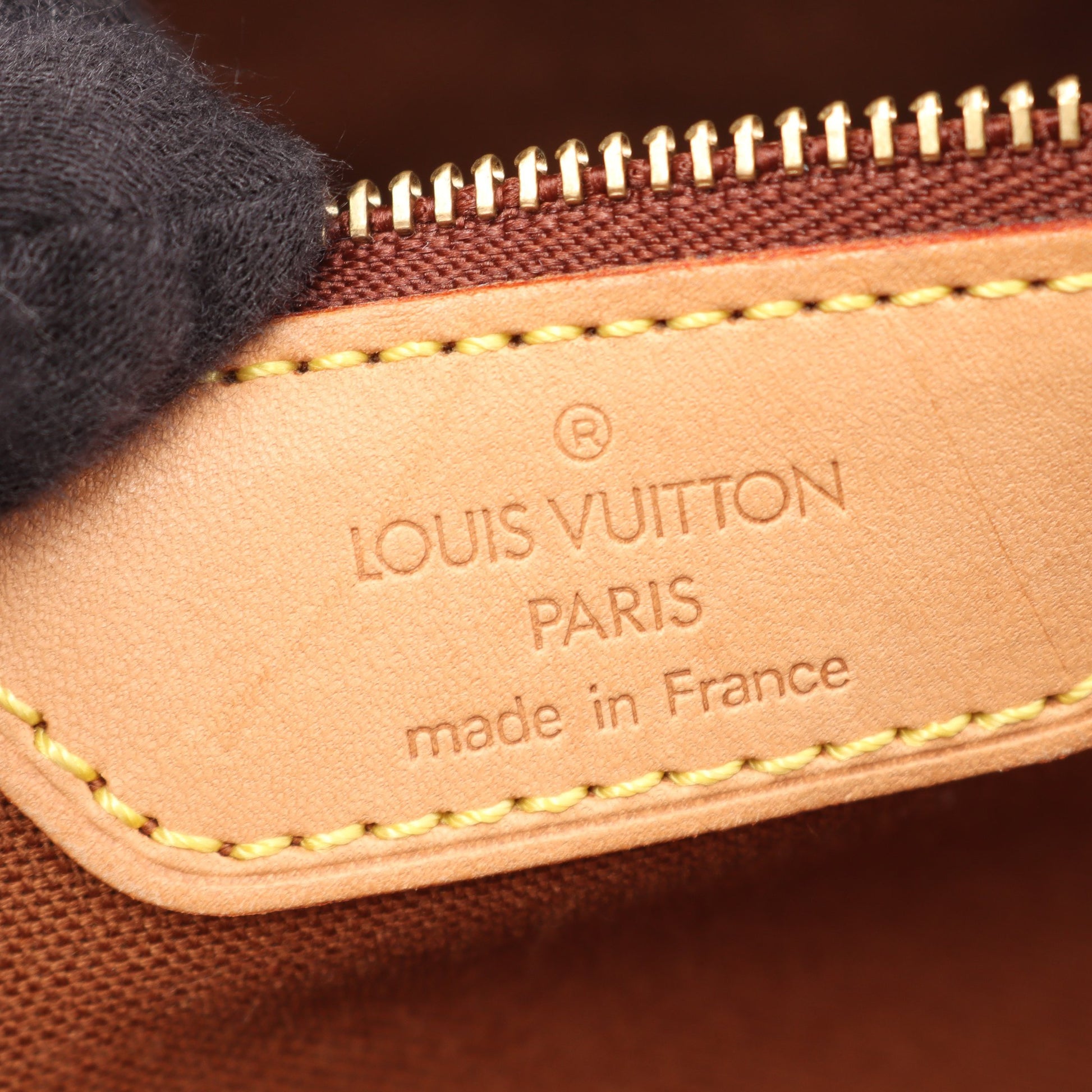 アベス モノグラム ショルダーバッグ PVC レザー ブラウン ルイヴィトン バッグ LOUIS VUITTON