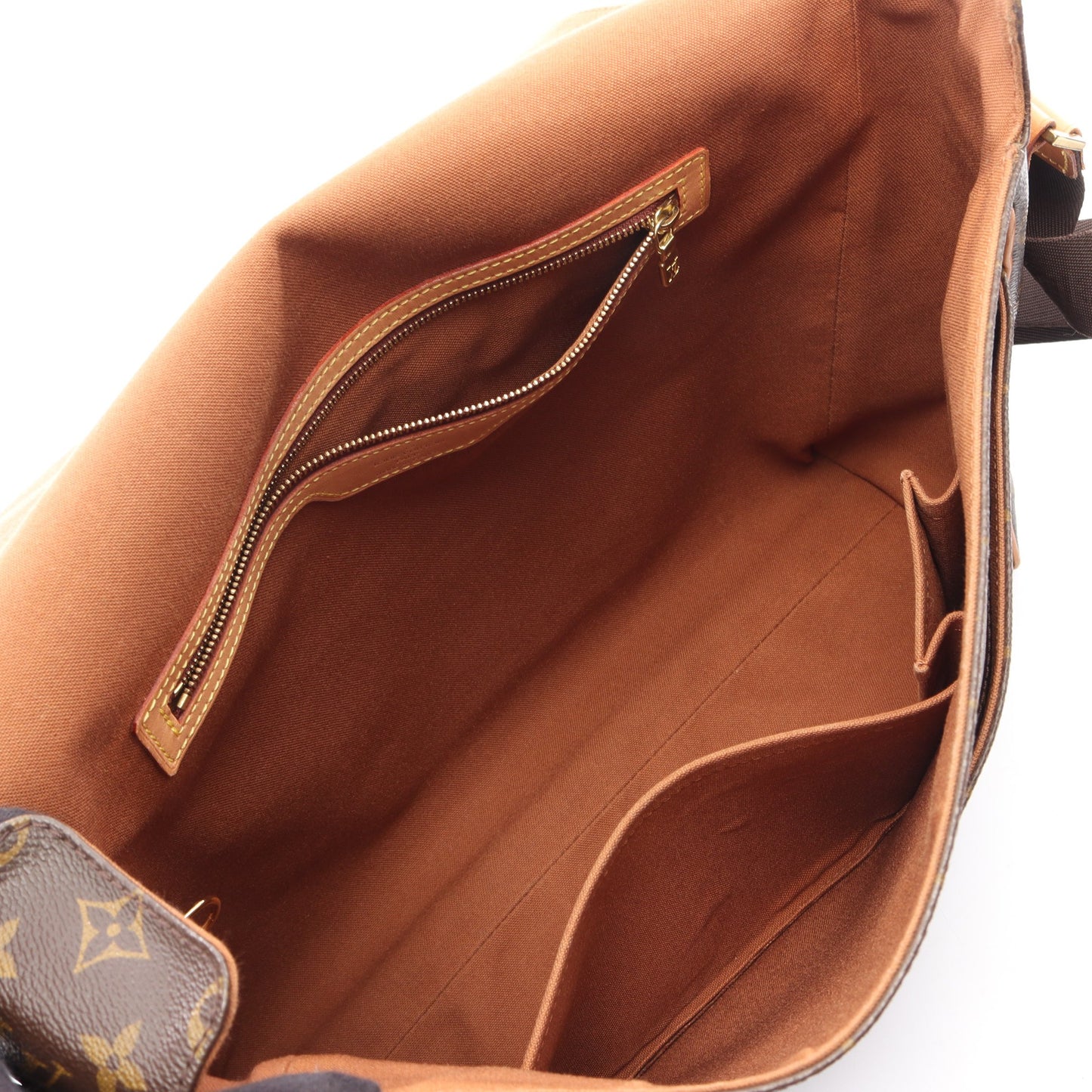 アベス モノグラム ショルダーバッグ PVC レザー ブラウン ルイヴィトン バッグ LOUIS VUITTON