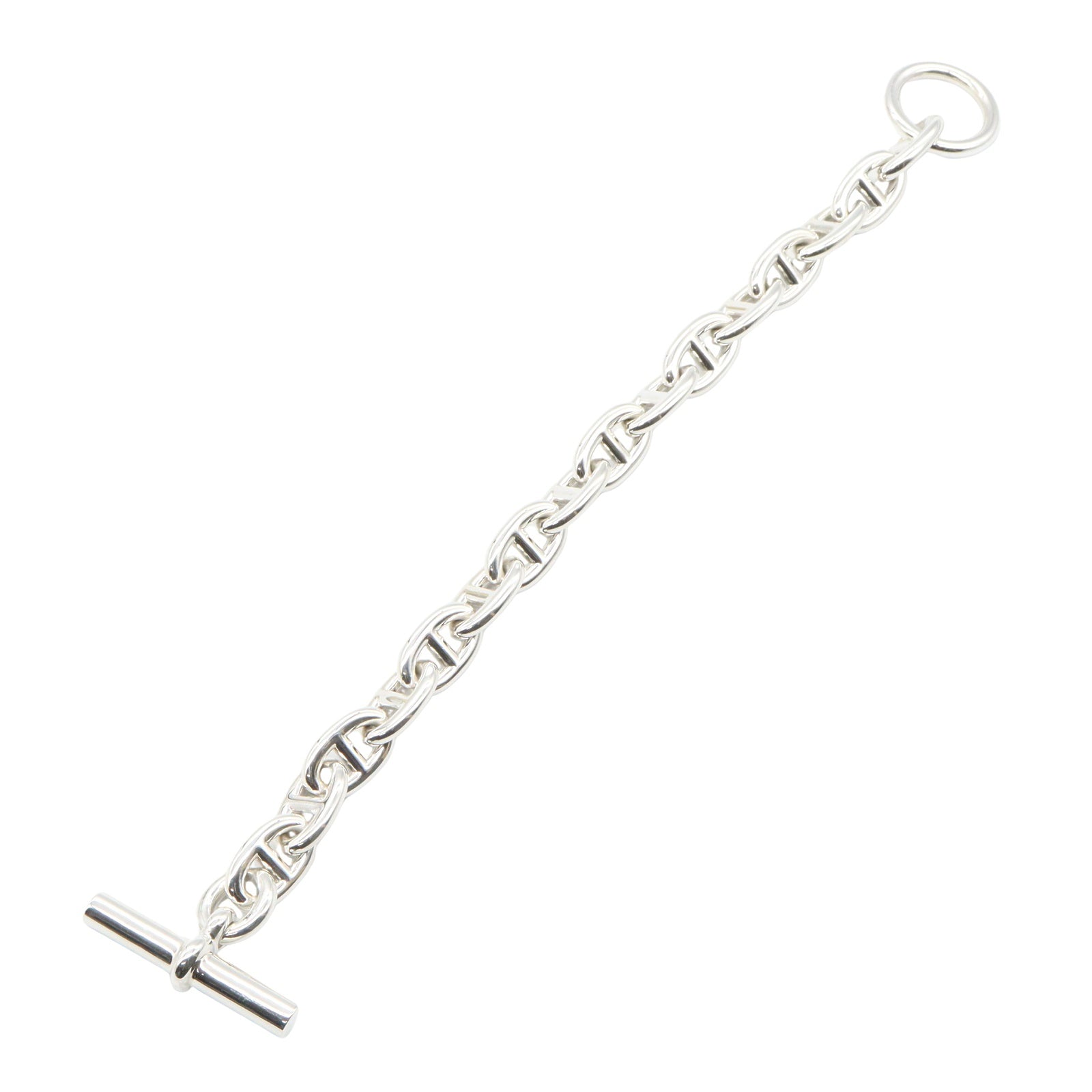 シェーヌダンクル MM 16コマ ブレスレット ブレスレット SV925 シルバー エルメス アクセサリー HERMES