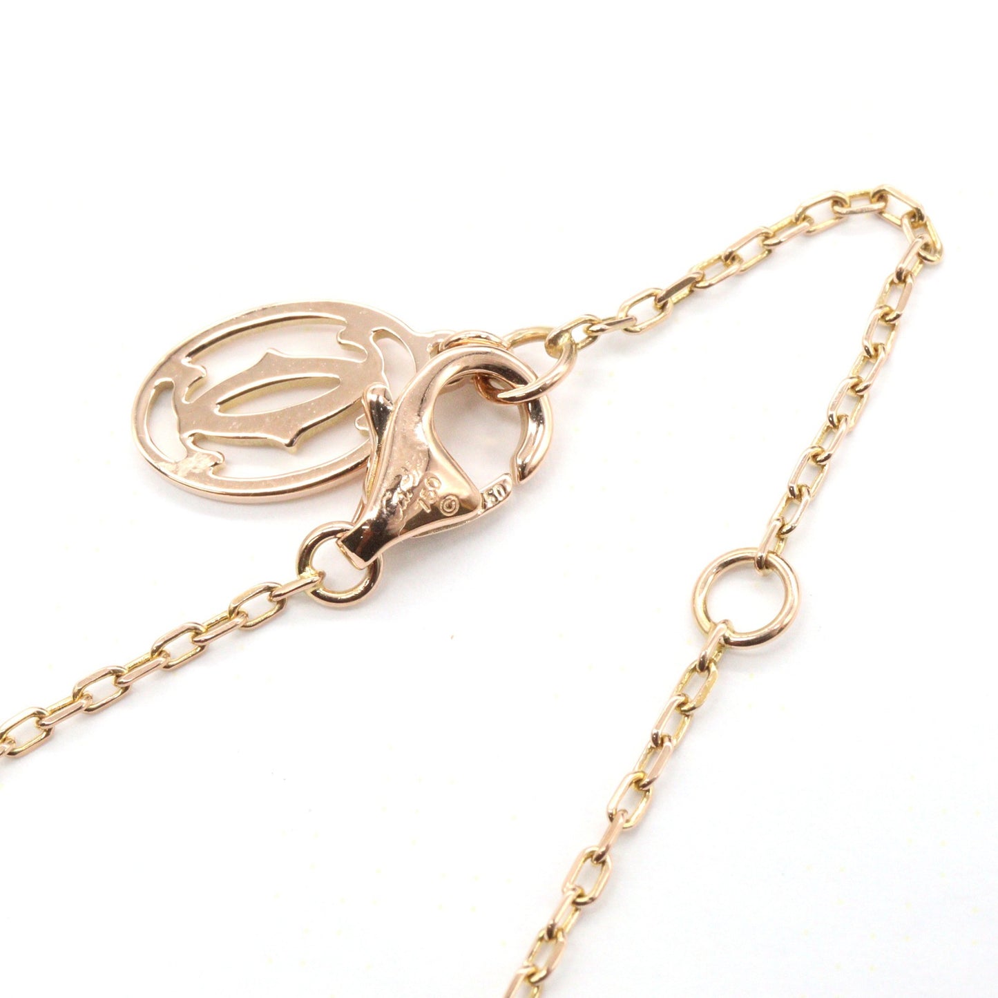 ダムール SM ネックレス ネックレス K18PG ダイヤモンド ピンクゴールド クリア カルティエ アクセサリー Cartier