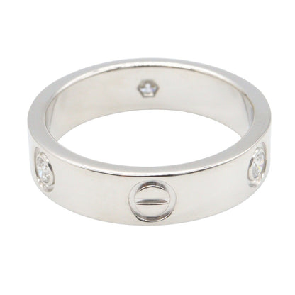 ラブリング 3PD リング 指輪 K18WG ダイヤモンド ホワイトゴールド クリア カルティエ アクセサリー Cartier