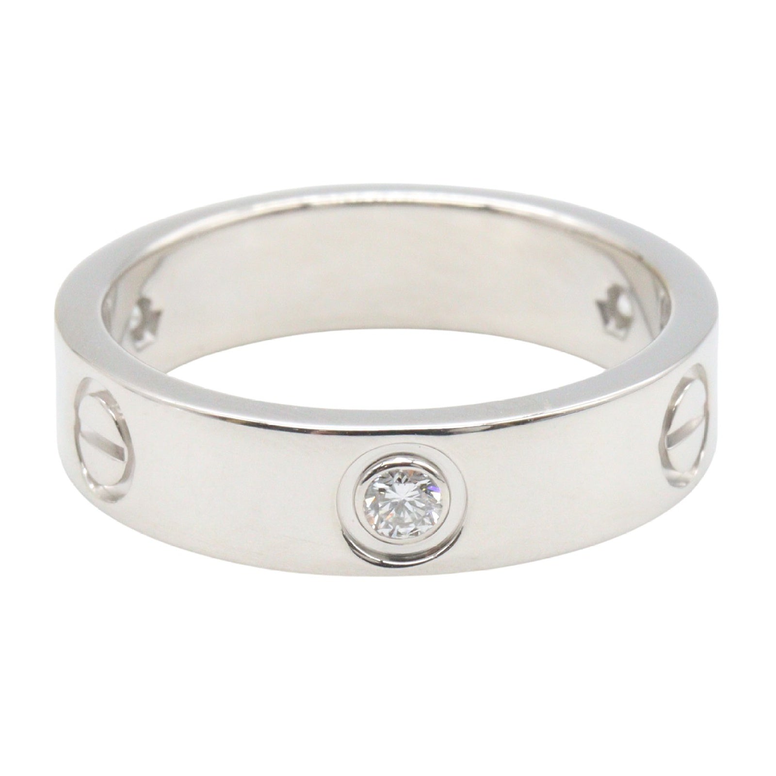 ラブリング 3PD リング 指輪 K18WG ダイヤモンド ホワイトゴールド クリア カルティエ アクセサリー Cartier