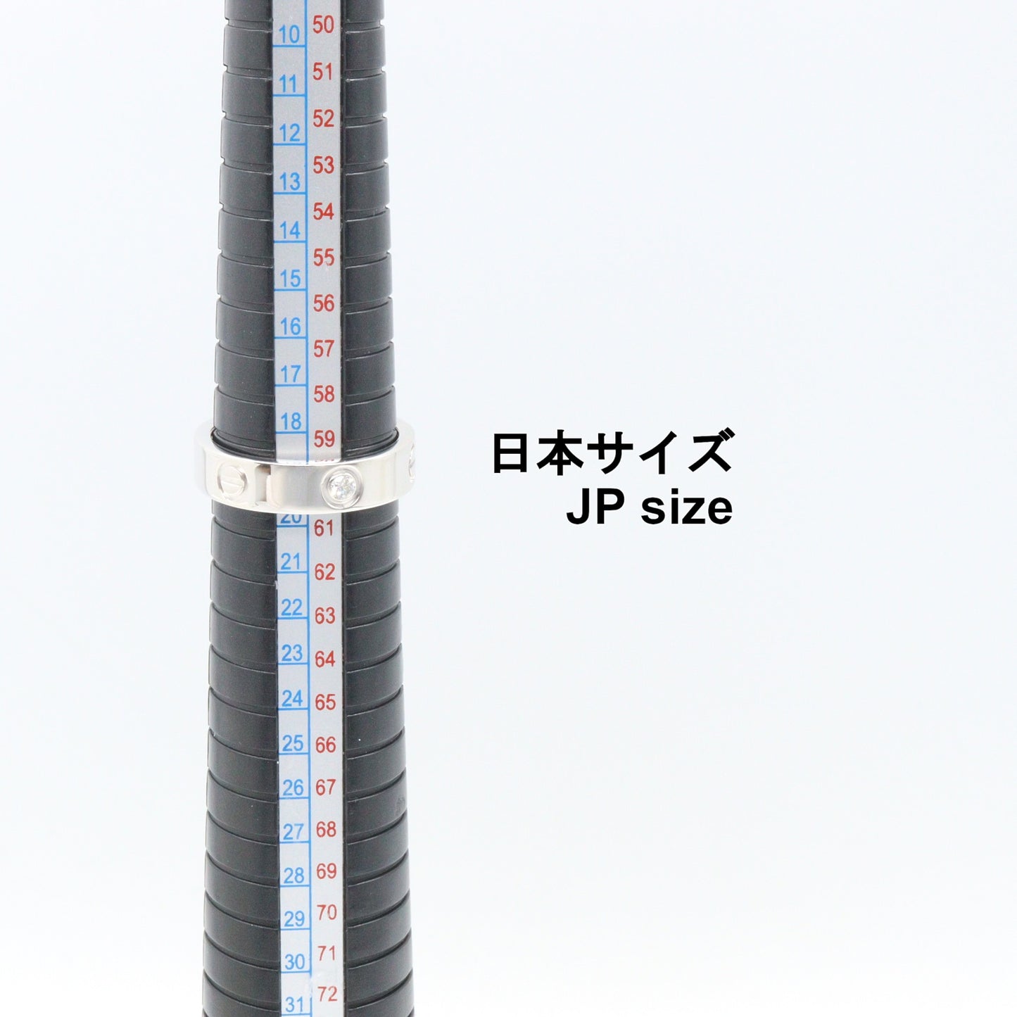 ラブリング 3PD リング 指輪 K18WG ダイヤモンド ホワイトゴールド クリア カルティエ アクセサリー Cartier