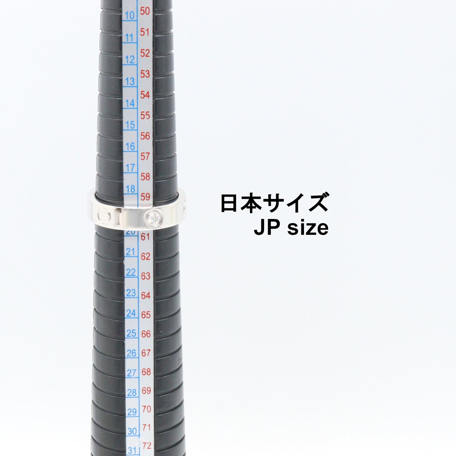 ラブリング 3PD リング 指輪 K18WG ダイヤモンド ホワイトゴールド クリア カルティエ アクセサリー Cartier