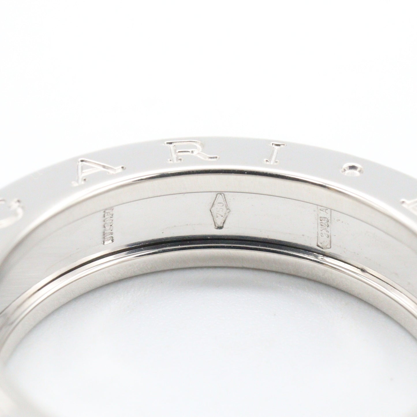 B-zero1 ビーゼロワン リング 1バンド リング 指輪 K18WG ホワイトゴールド ブルガリ アクセサリー BVLGARI