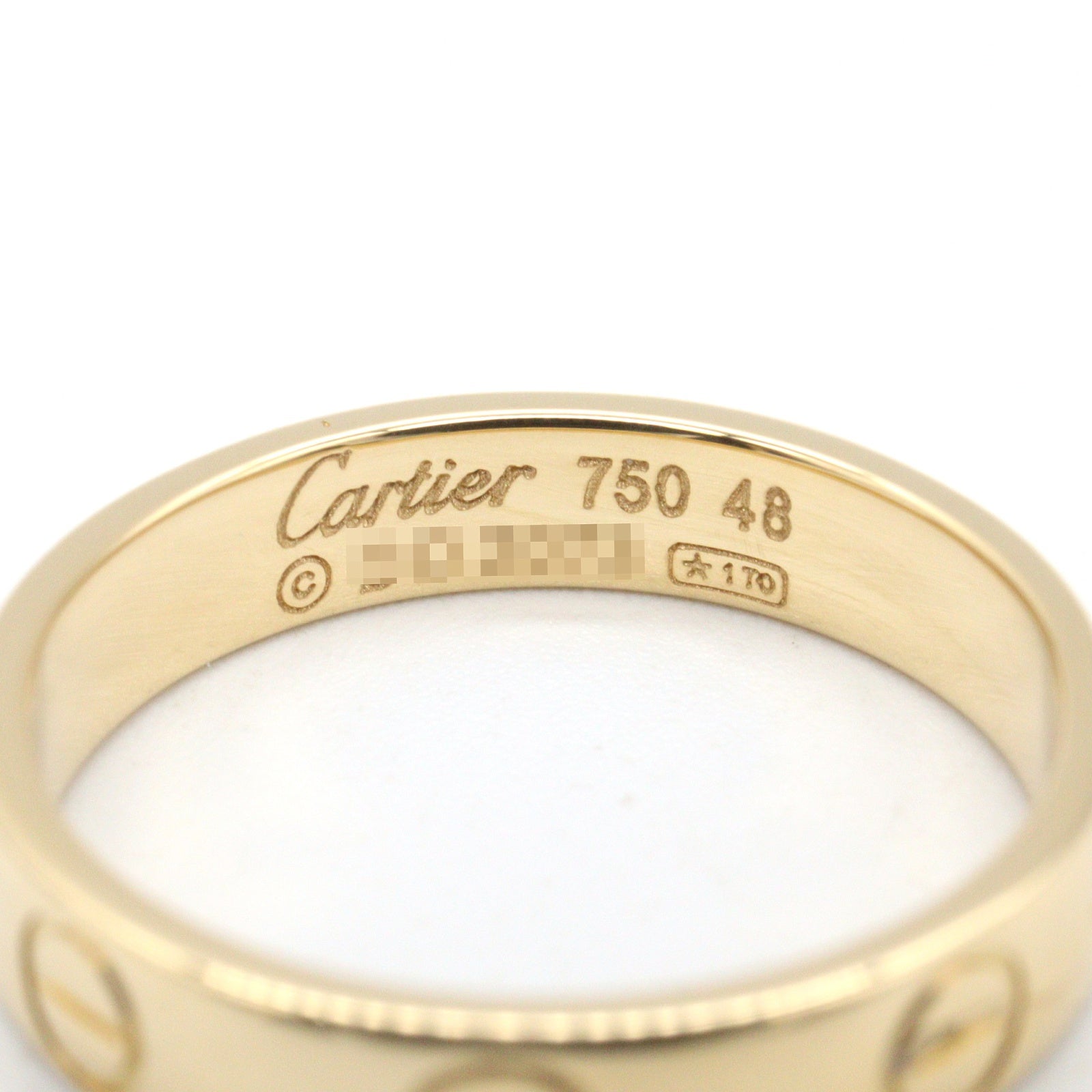ミニラブリング リング 指輪 K18YG イエローゴールド カルティエ アクセサリー Cartier