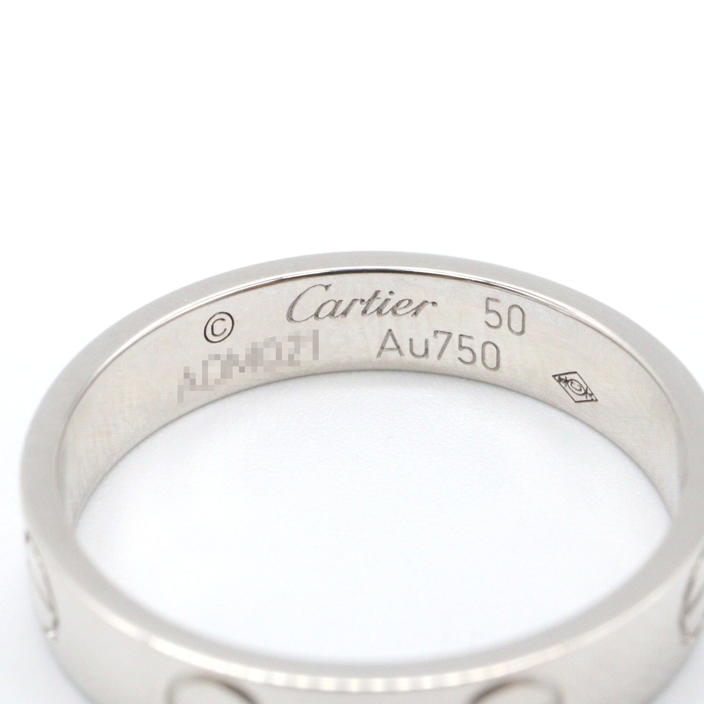 ミニラブリング リング 指輪 K18WG ホワイトゴールド カルティエ アクセサリー Cartier