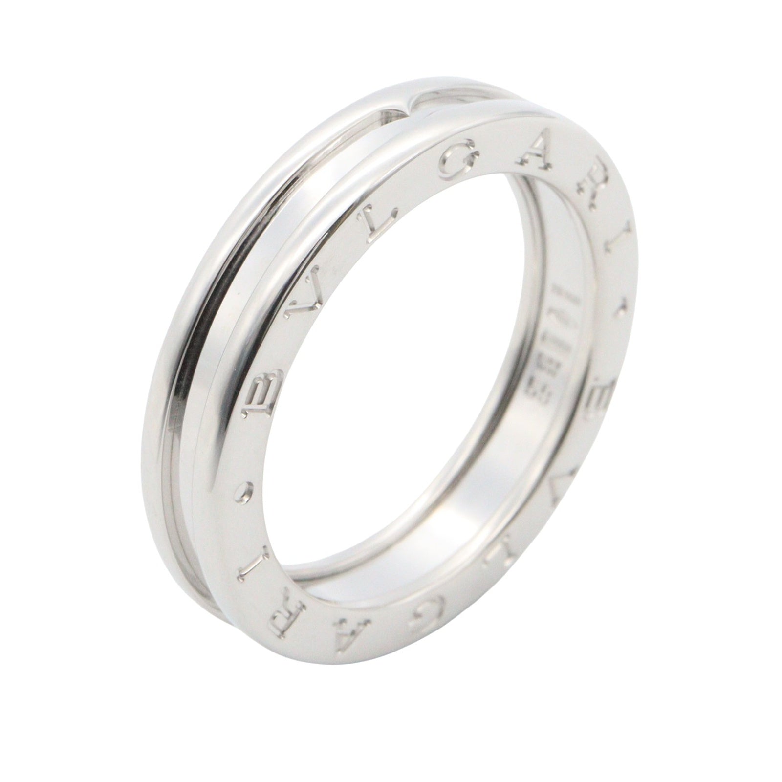 B-zero1 ビーゼロワン リング 1バンド リング 指輪 K18WG ホワイトゴールド ブルガリ アクセサリー BVLGARI