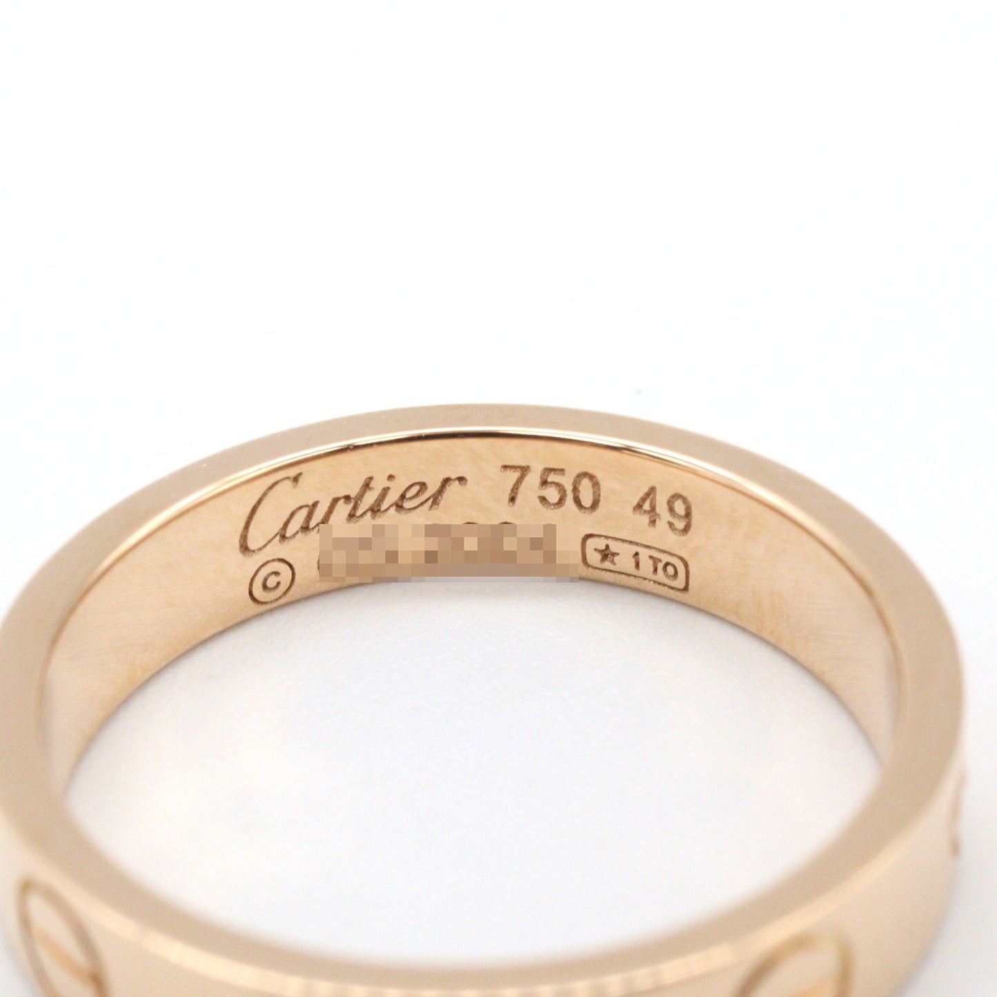 ミニラブリング リング 指輪 K18PG ピンクゴールド カルティエ アクセサリー Cartier