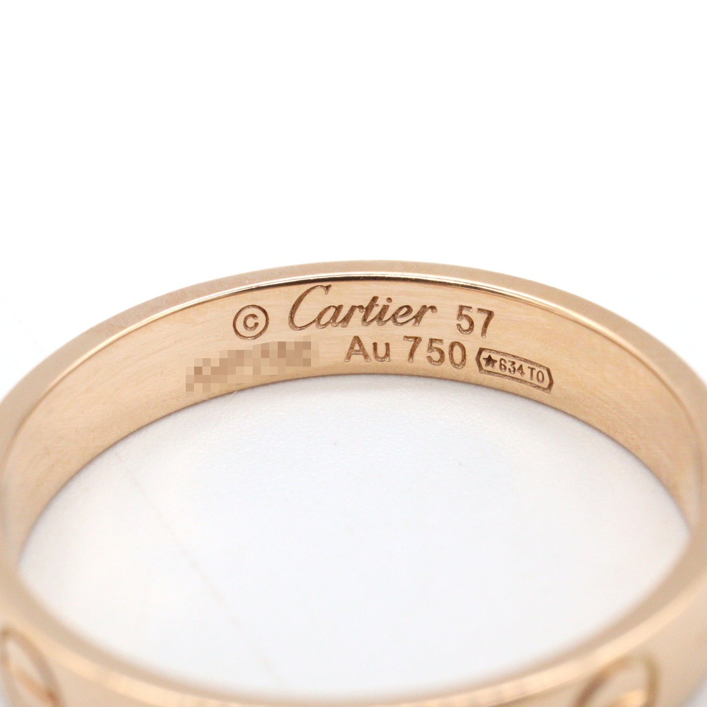 ミニラブリング リング 指輪 K18PG ピンクゴールド カルティエ アクセサリー Cartier