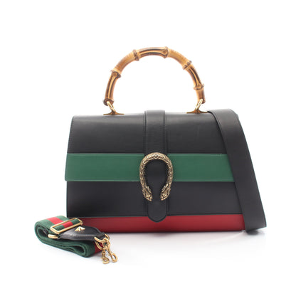 バンブー ディオニュソス 2WAY ハンドバッグ レザー ブラック レッド グリーン グッチ バッグ GUCCI